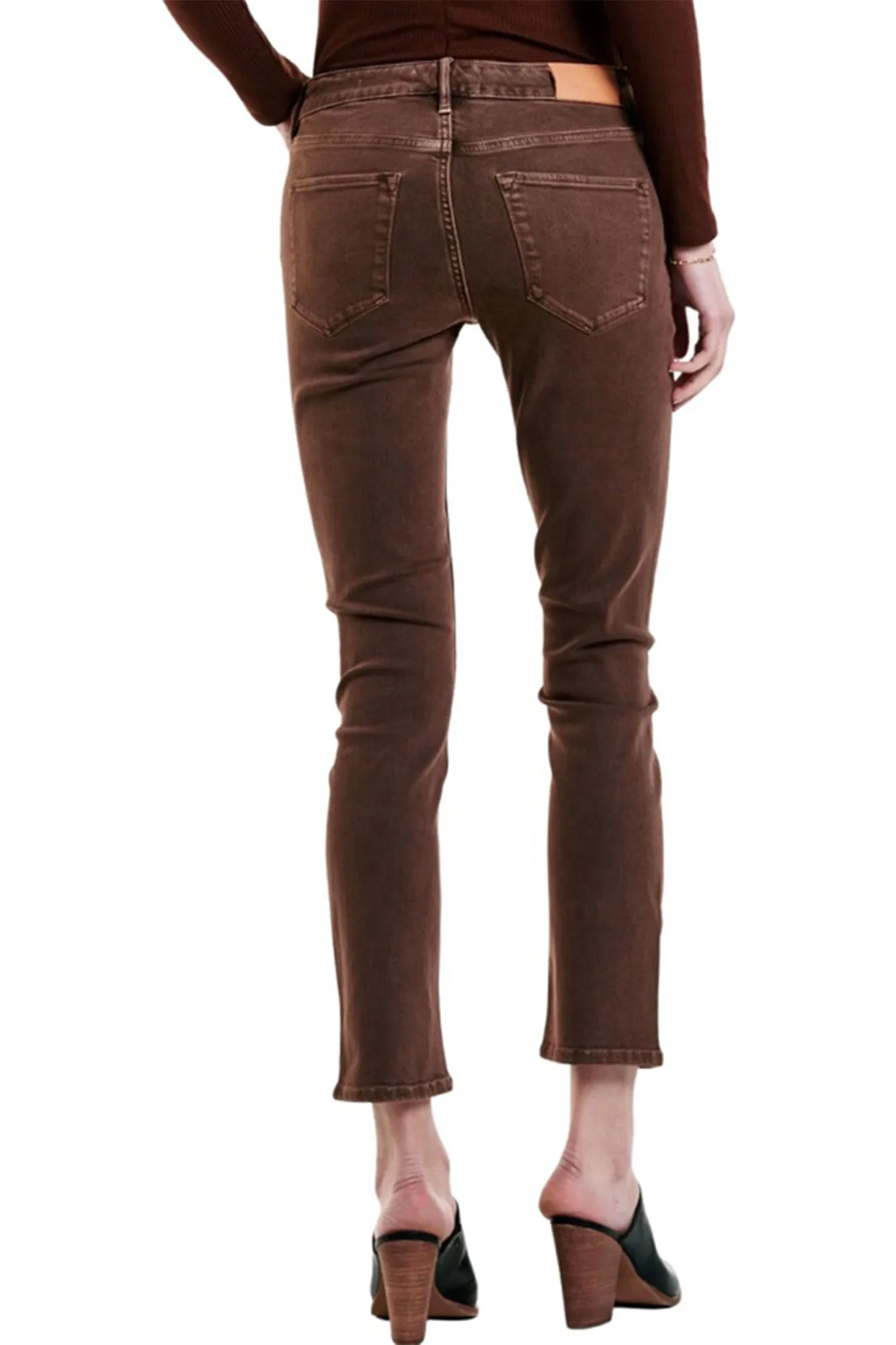 Blaire High Rise Ankle Slim Straight Jeans