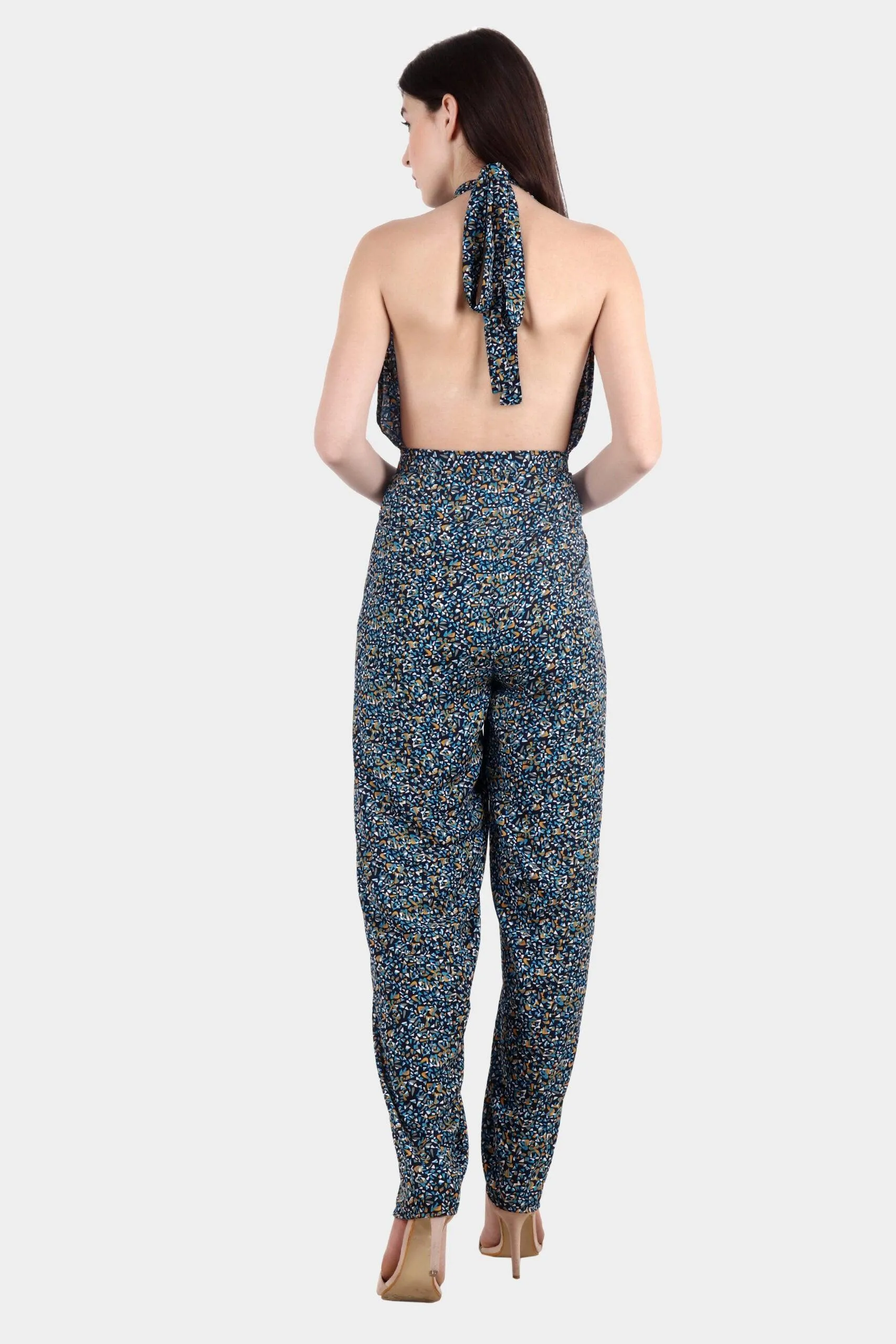 Blue Chips Printed Multiwear Jumpsuit/Pant