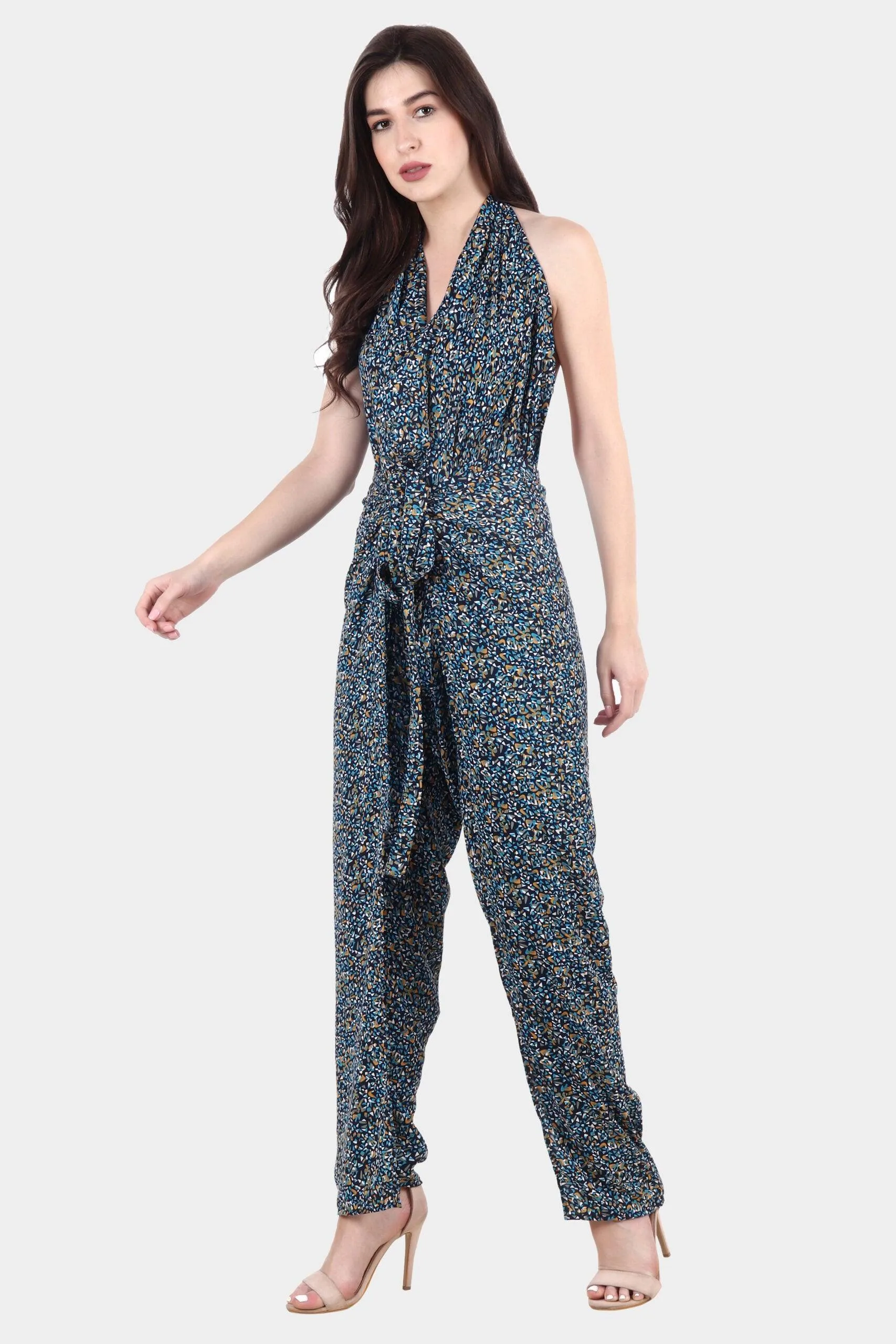 Blue Chips Printed Multiwear Jumpsuit/Pant