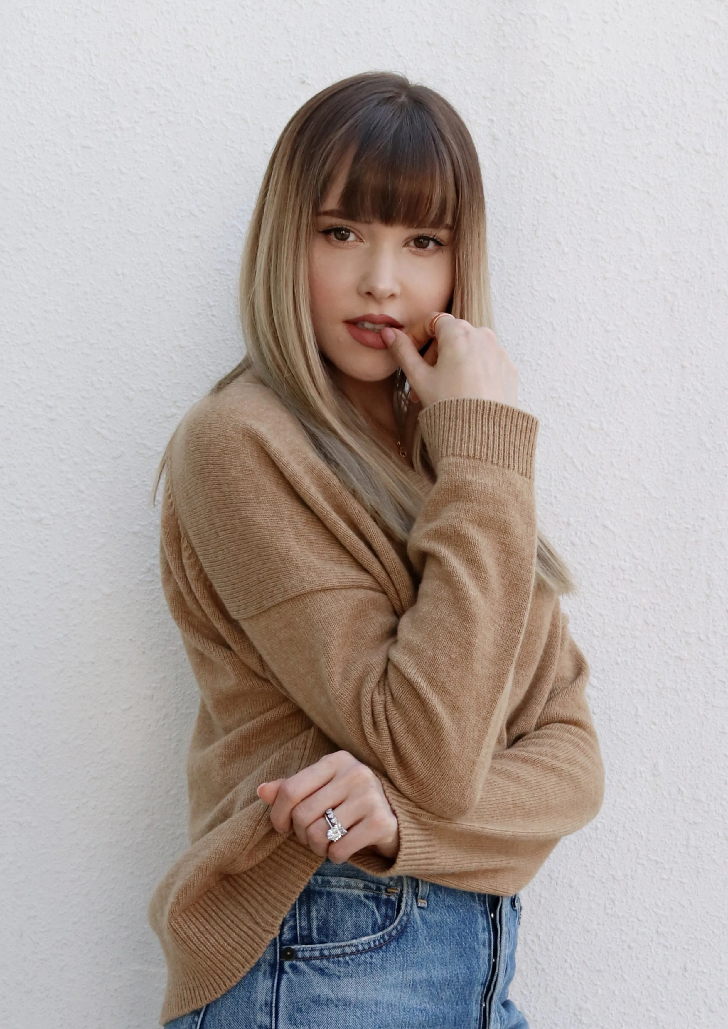 Camel Button Up Cardigan