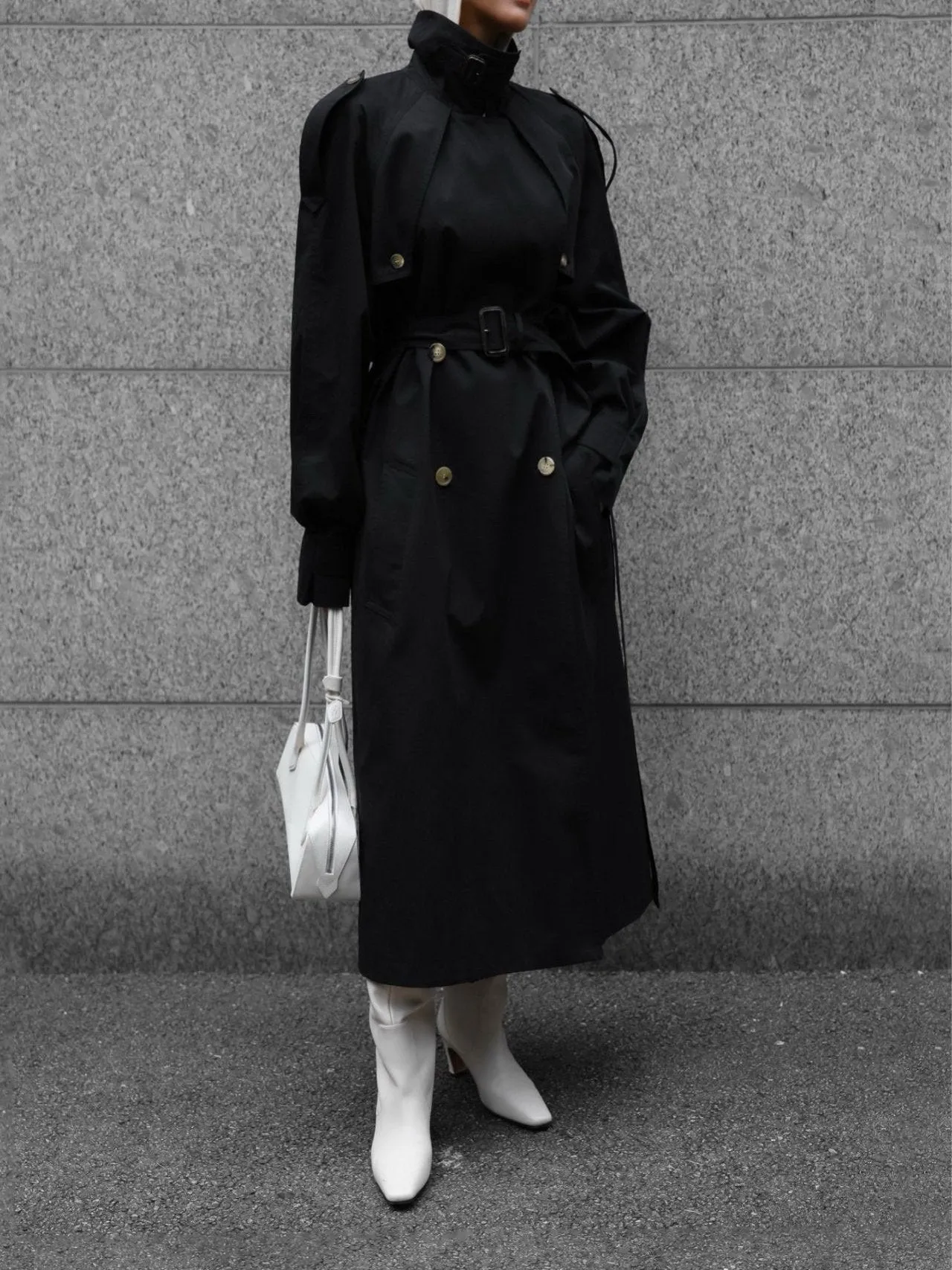 CLASSIC OVERSIZED VINTAGE TRENCH COAT