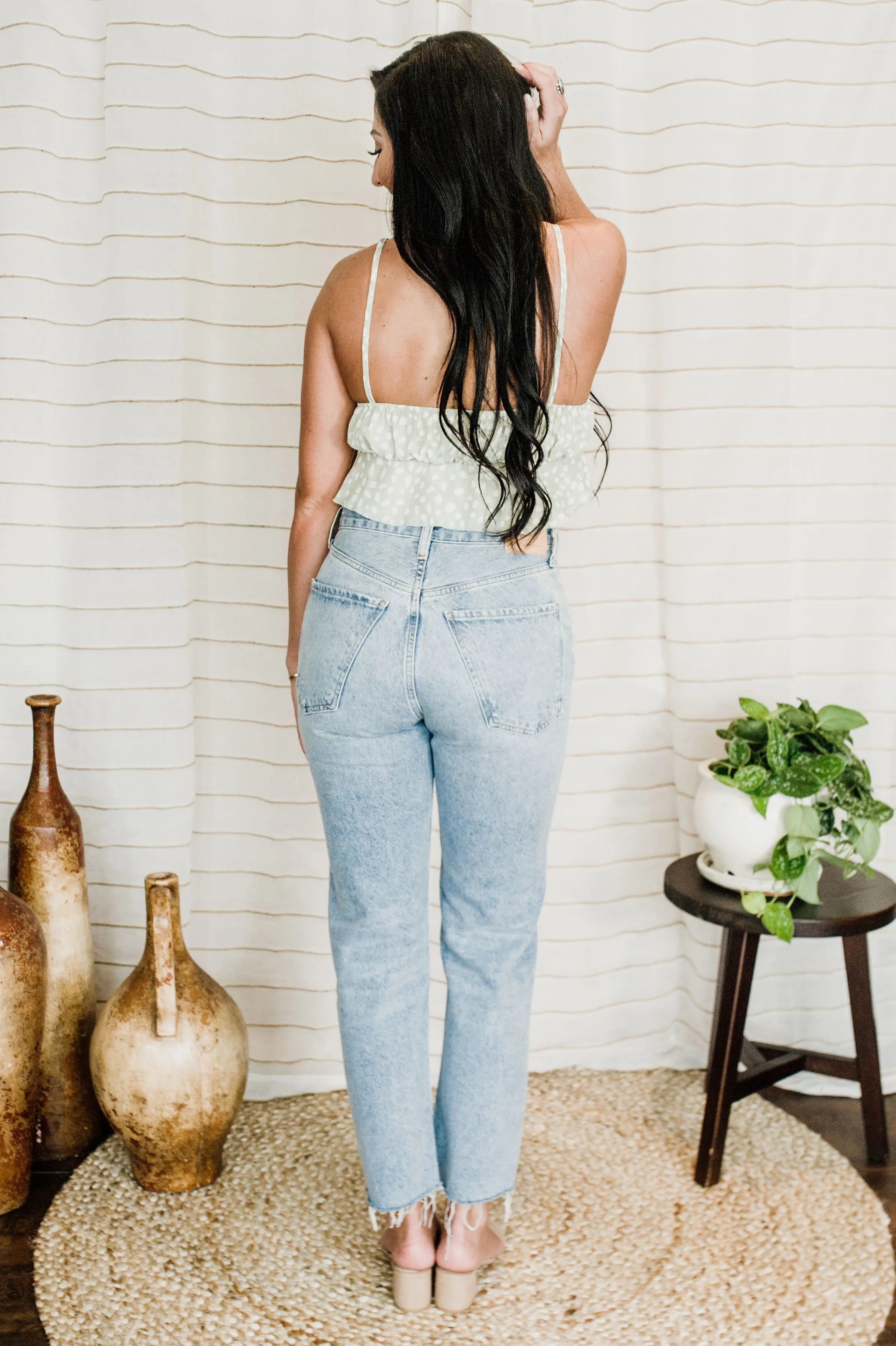 CLEARANCE- Daphne High Rise Crop