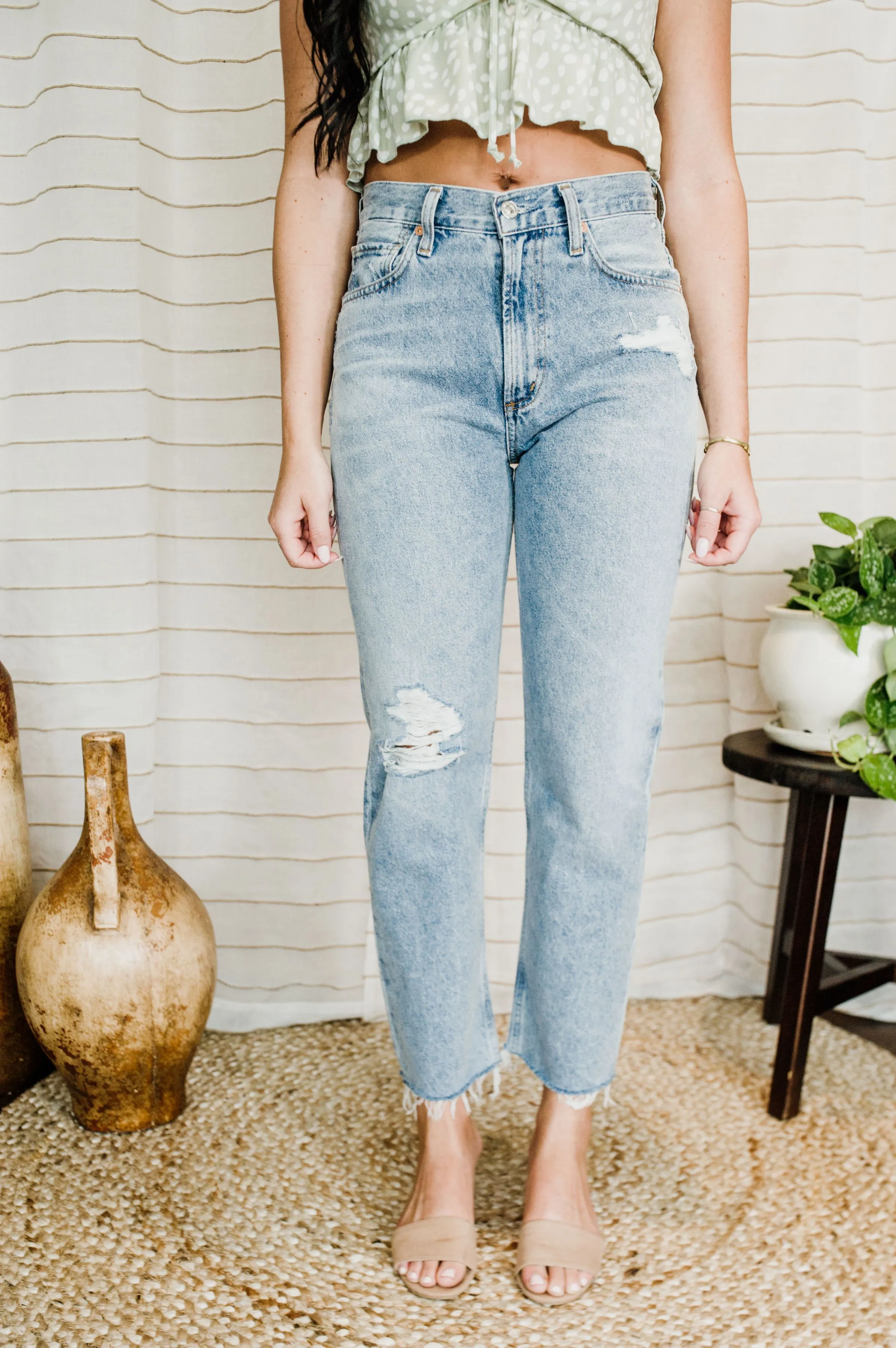 CLEARANCE- Daphne High Rise Crop