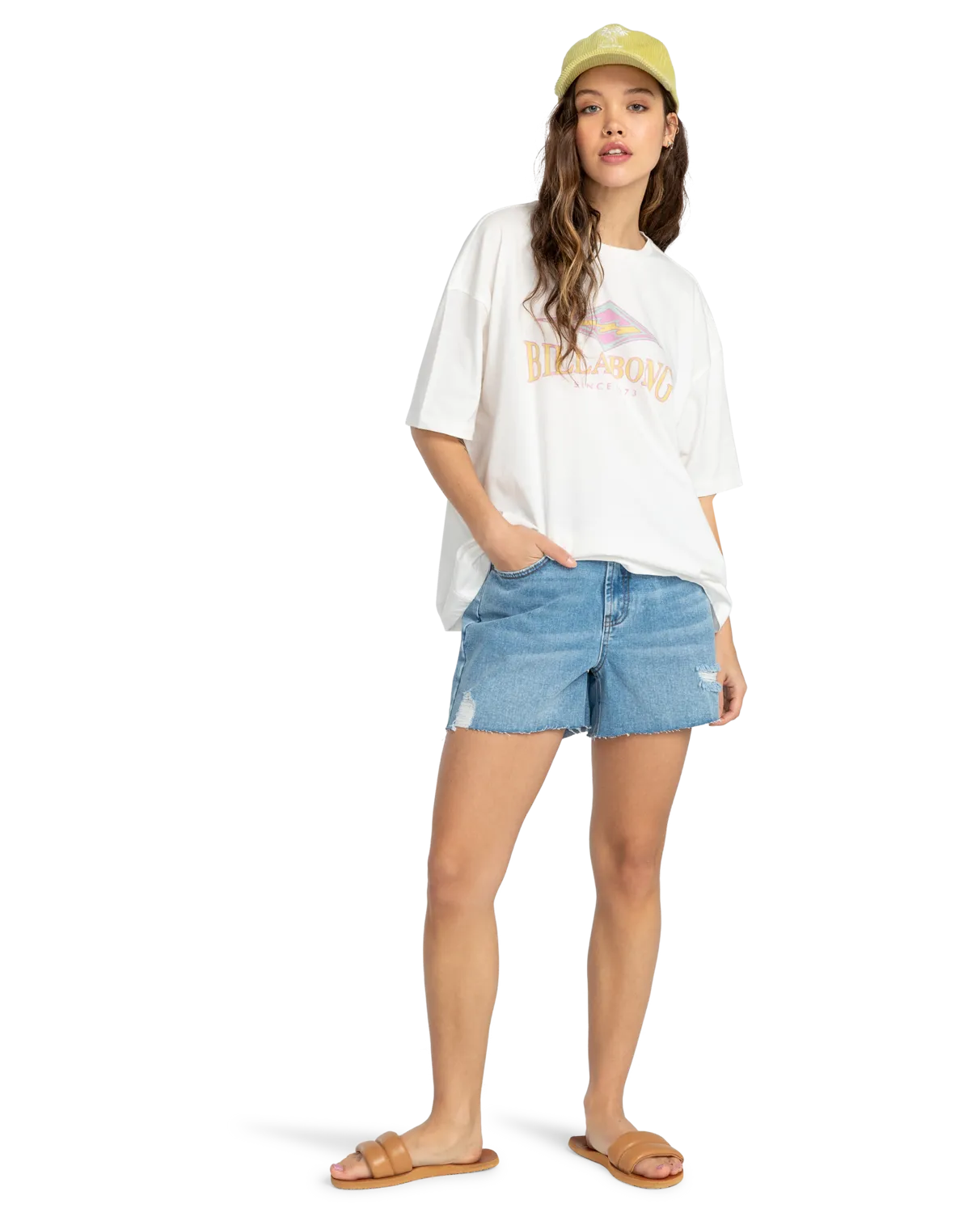 Diamond Wave T-Shirt in Salt Crystal