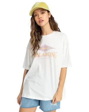 Diamond Wave T-Shirt in Salt Crystal