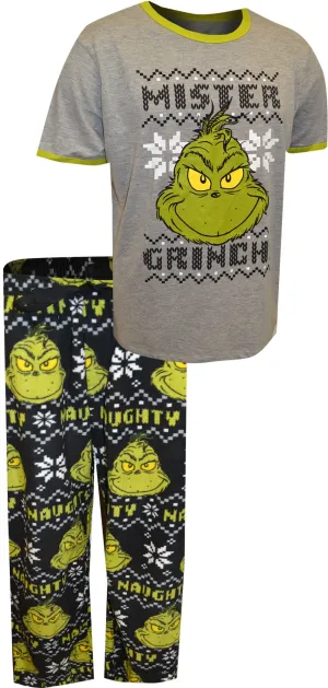 Dr. Seuss Mister Grinch Guys Pajama