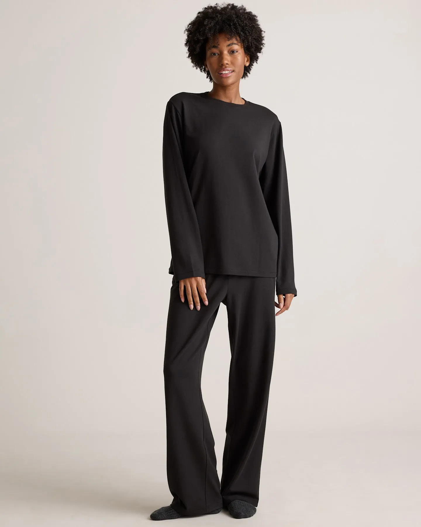Dream Lounge Oversized Long Sleeve Pajama Set
