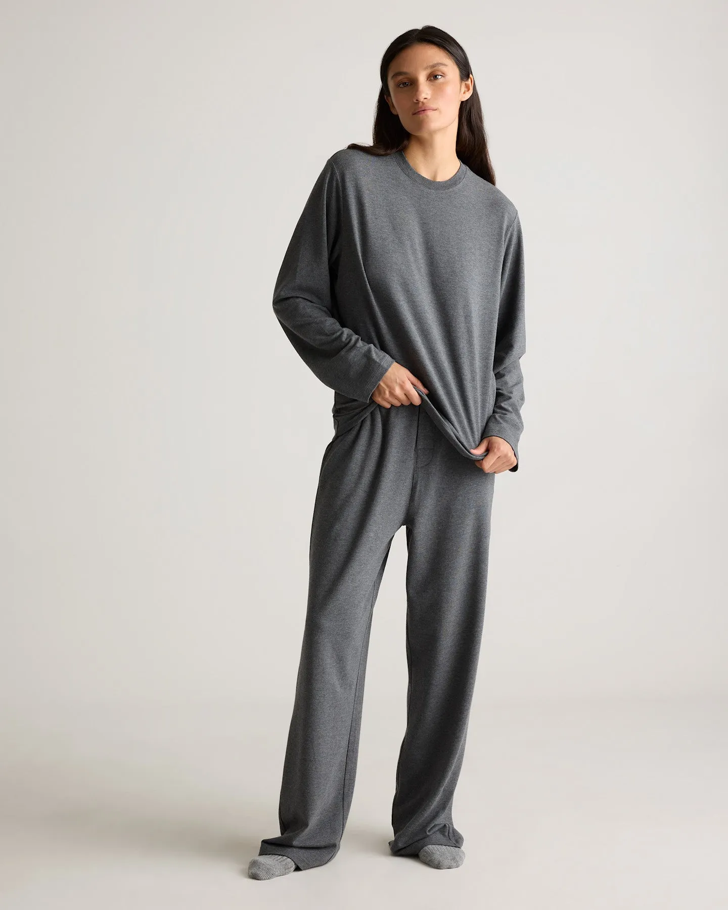 Dream Lounge Oversized Long Sleeve Pajama Set