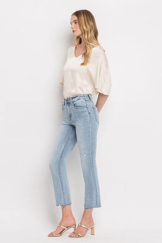 Eleanor Crop Straight Jean (Flying Monkey)