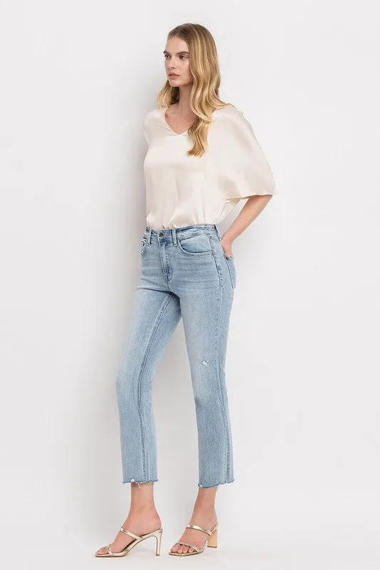 Eleanor Crop Straight Jean (Flying Monkey)