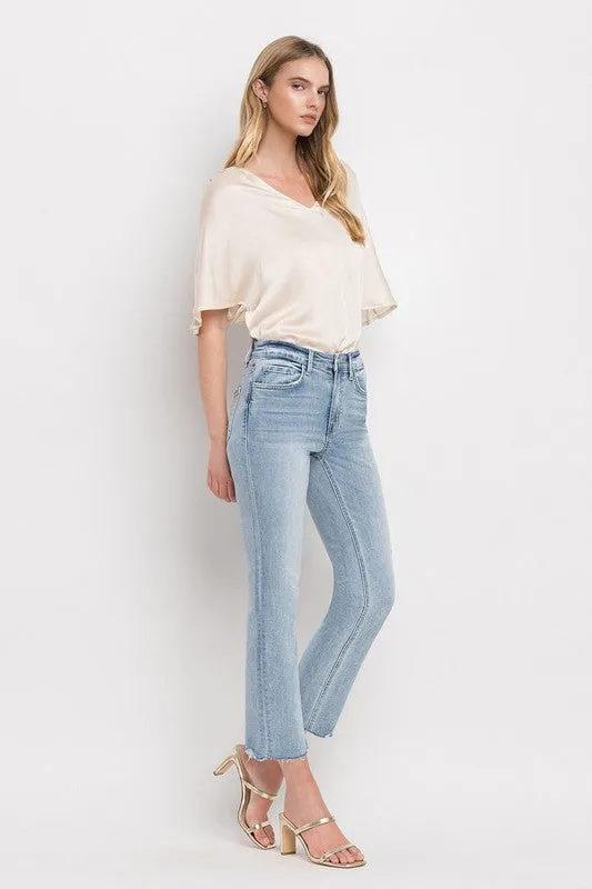 Eleanor Crop Straight Jean (Flying Monkey)