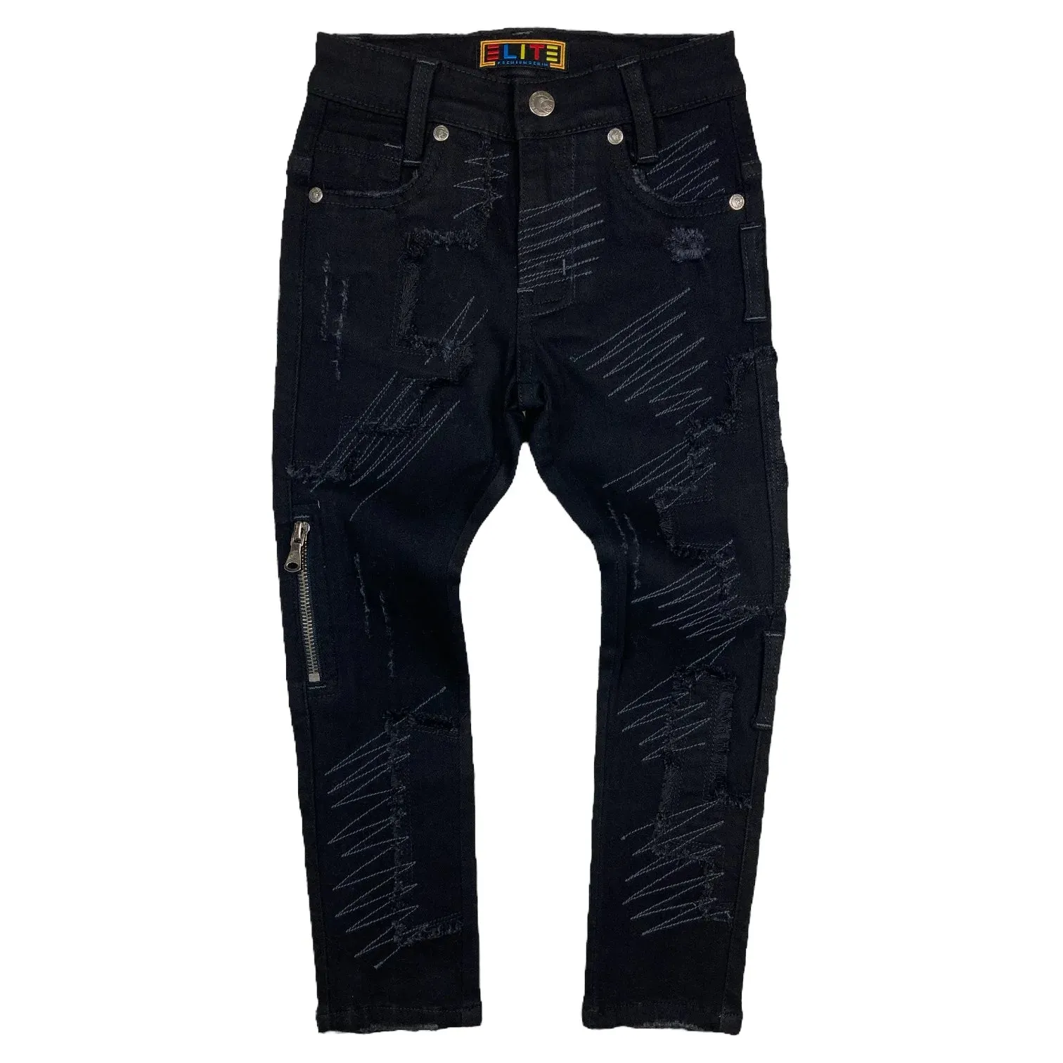 Elite Denim Kids 'Sizzle' Premium Denim (Black) 624-JR
