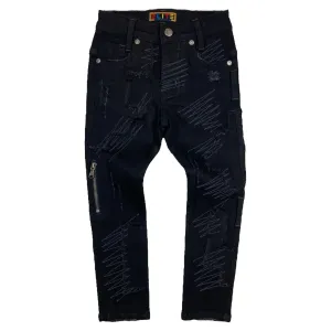 Elite Denim Kids 'Sizzle' Premium Denim (Black) 624-JR