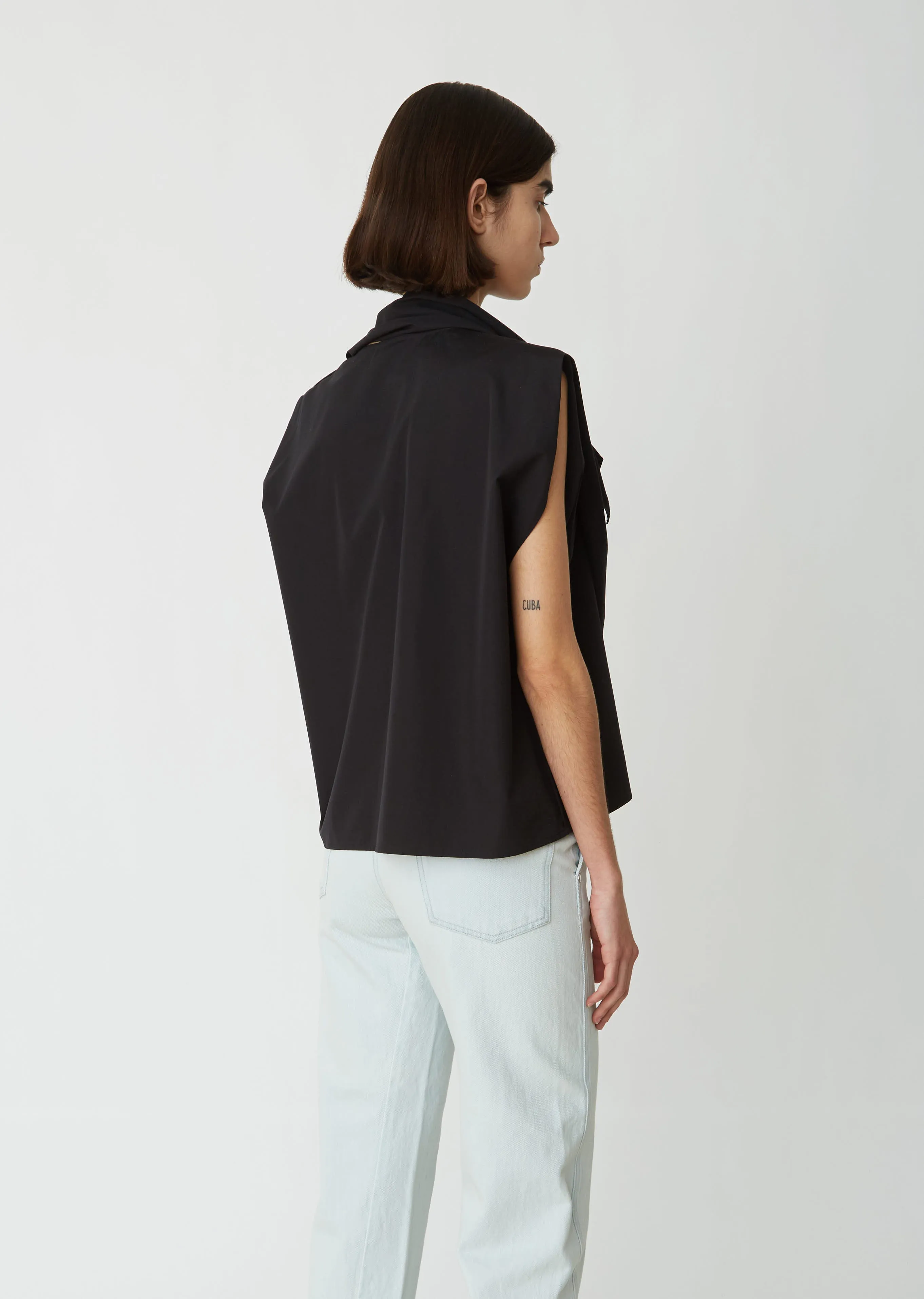 Foulard Cotton Poplin Top