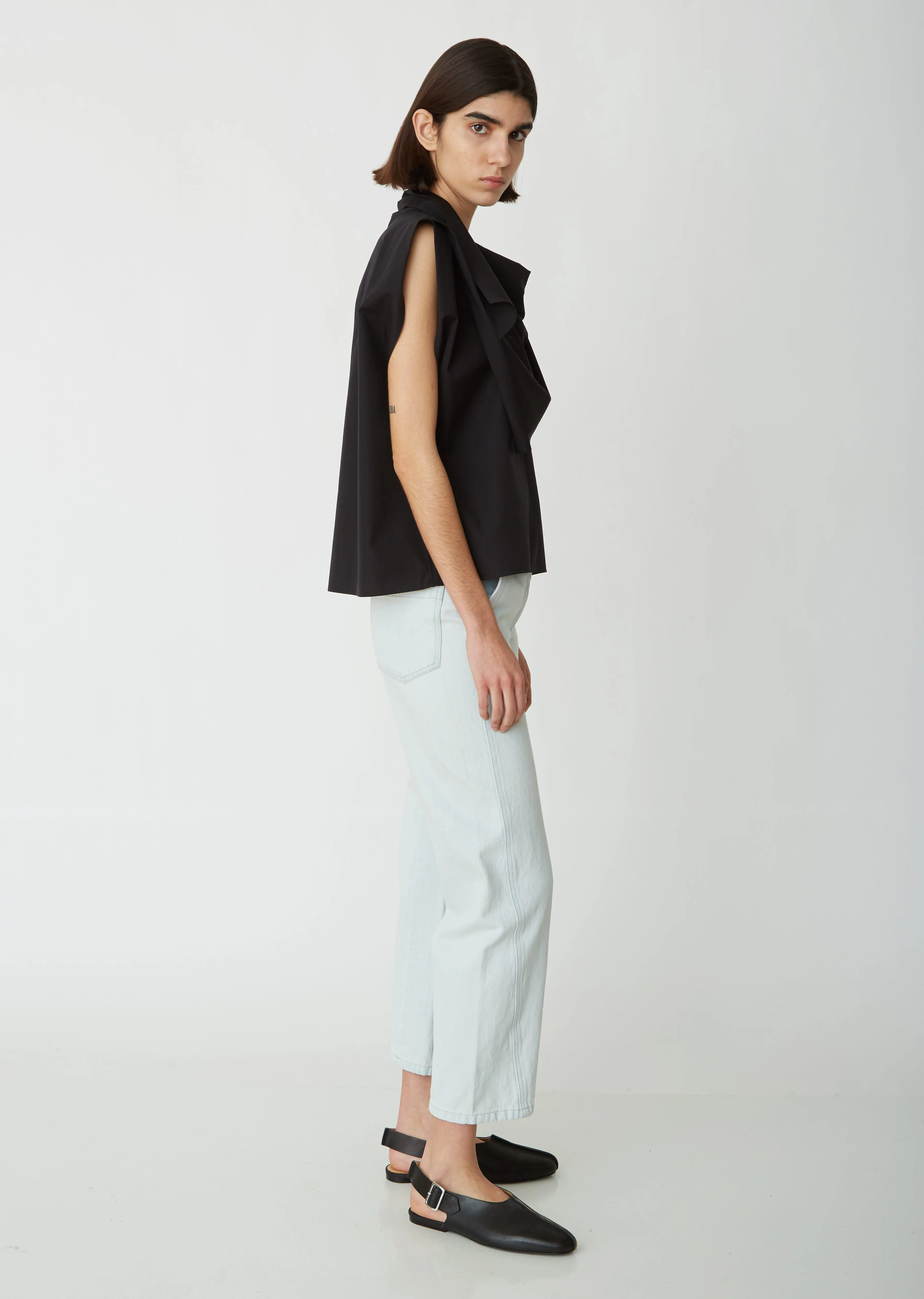 Foulard Cotton Poplin Top