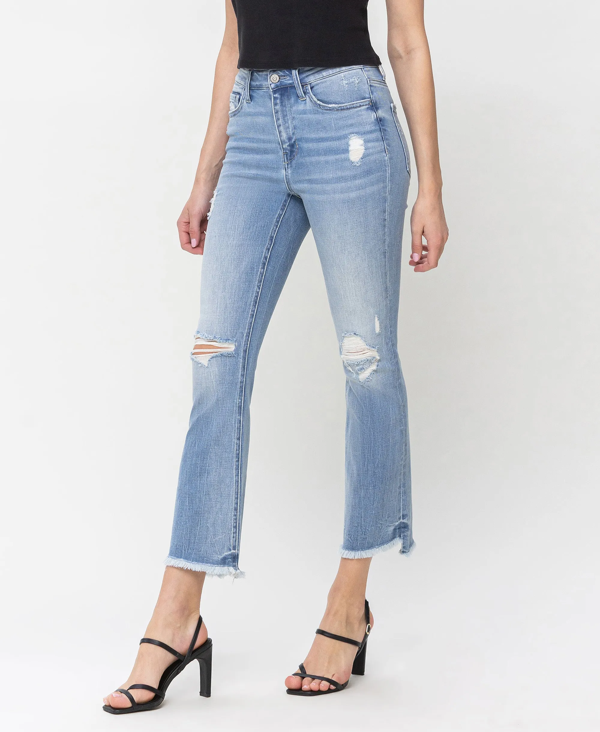 Frolic - High Rise Kick Flare Jeans