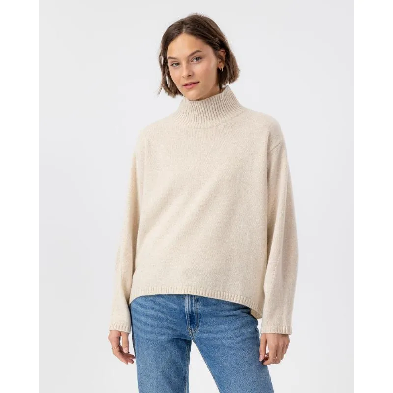 Holebrook Veronika Ladies Turtleneck Jumper - Creme