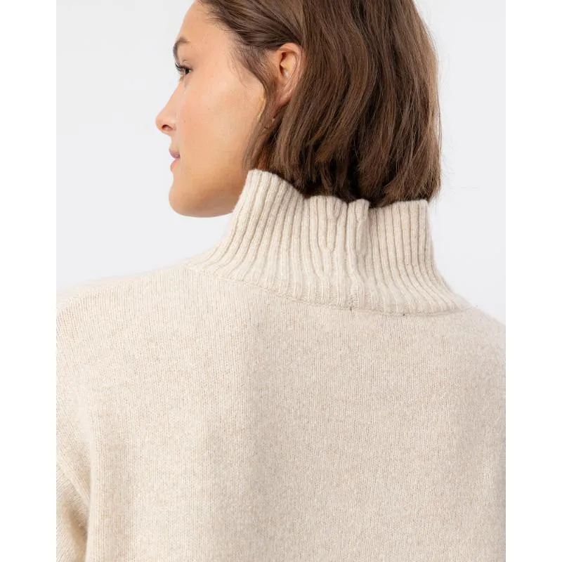 Holebrook Veronika Ladies Turtleneck Jumper - Creme