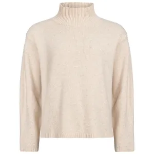 Holebrook Veronika Ladies Turtleneck Jumper - Creme