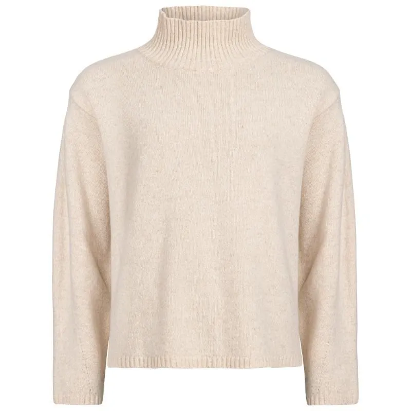 Holebrook Veronika Ladies Turtleneck Jumper - Creme