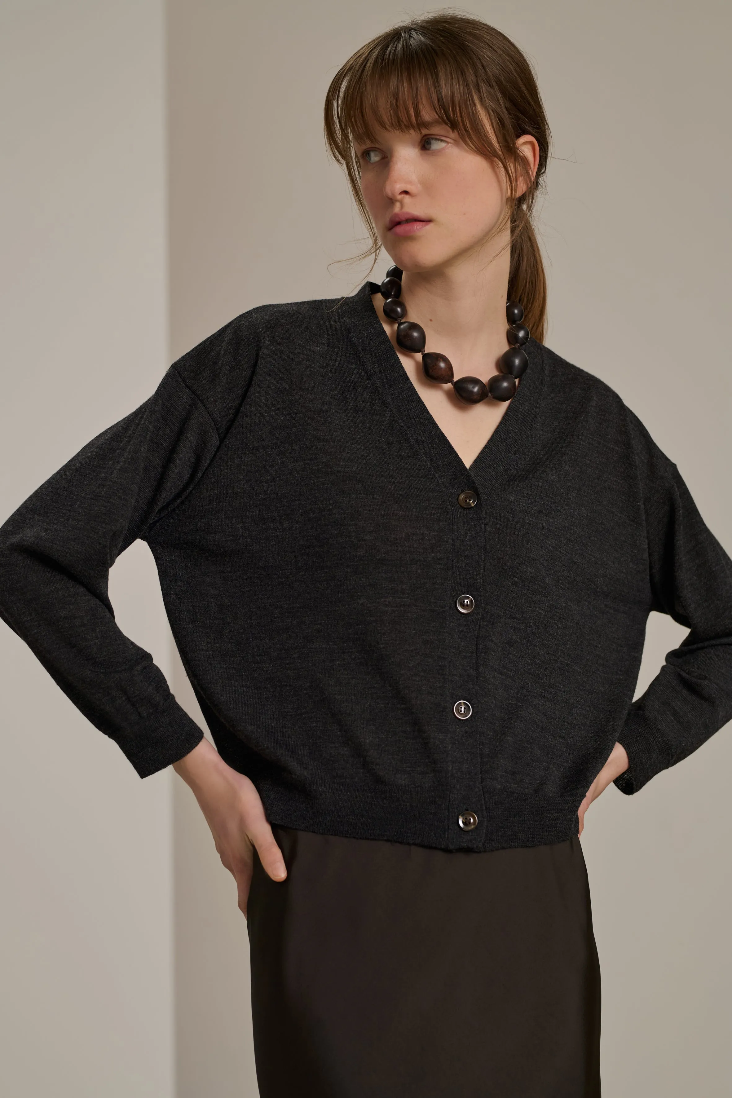 IDEM GREY CARDIGAN