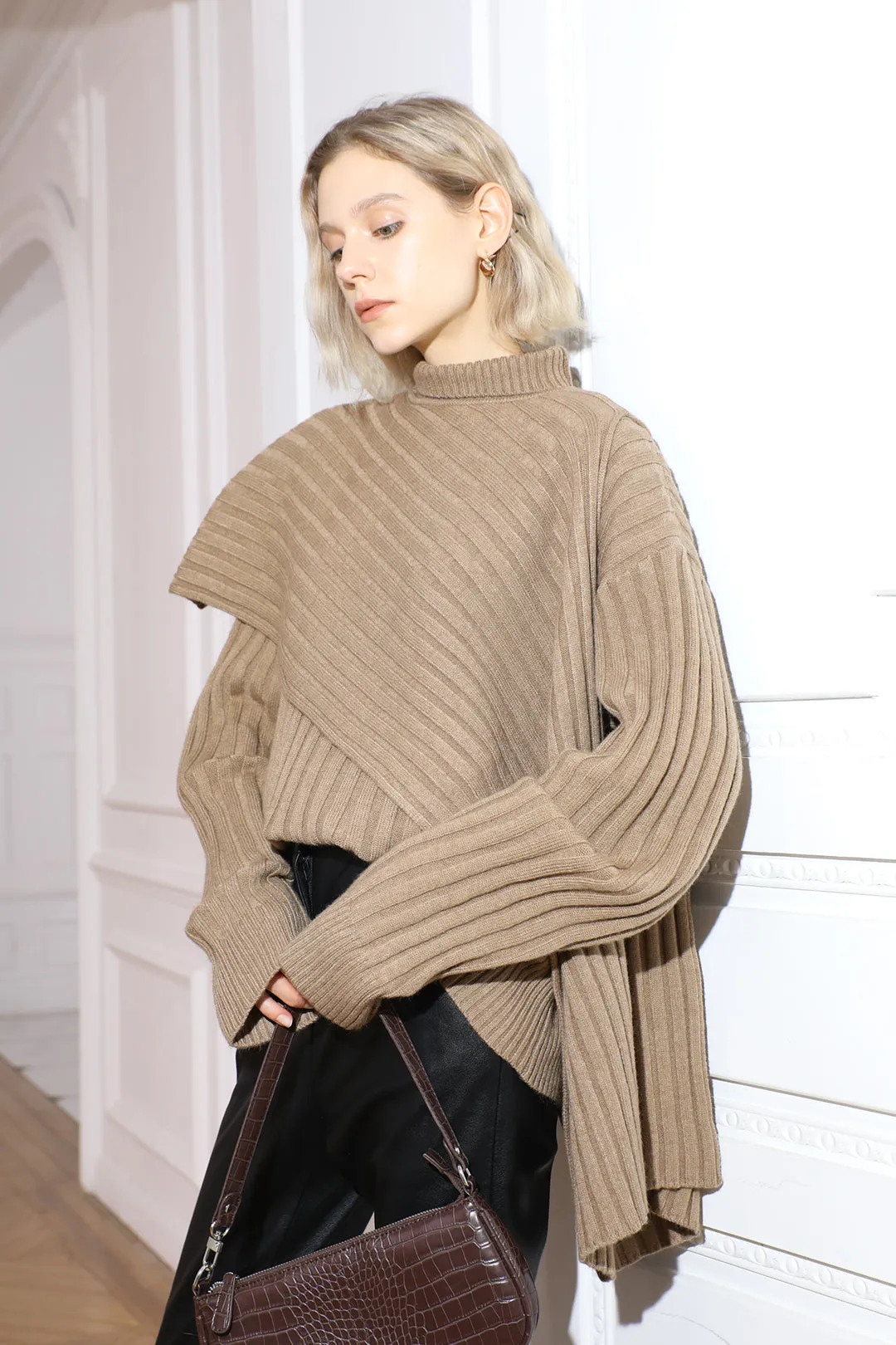 Irregular pullover | Design pullover | Street style pullover