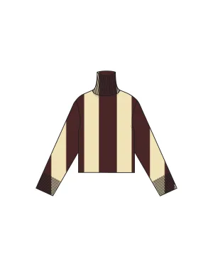 Maalis Raidat Knitted Wool Pullover 59cm