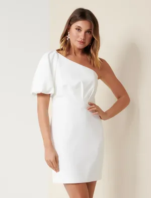Maple One Shoulder Mini Dress