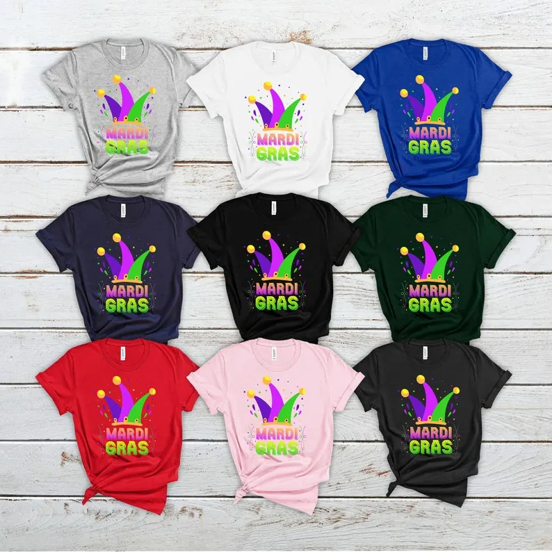 Mardi Gras Jester Hat T-Shirt