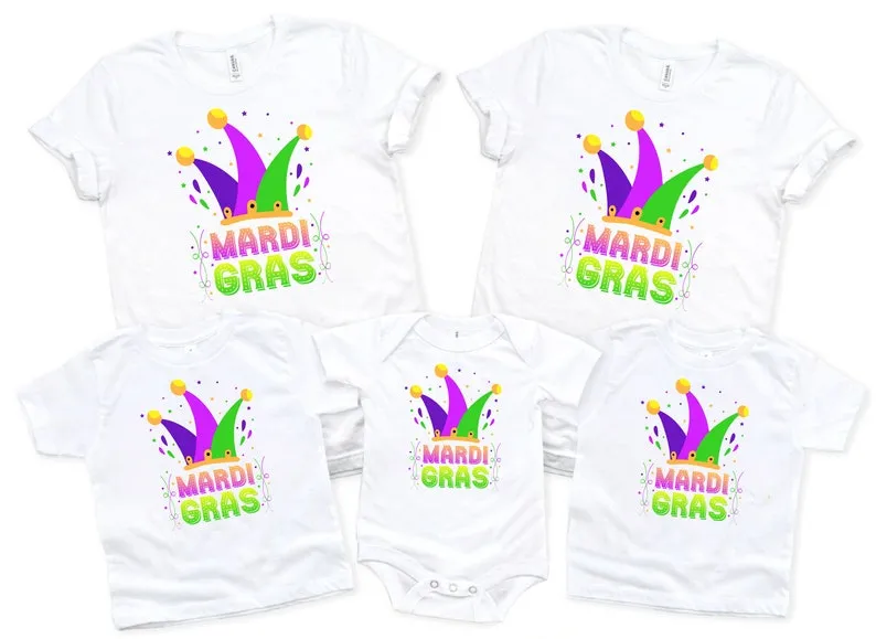 Mardi Gras Jester Hat T-Shirt