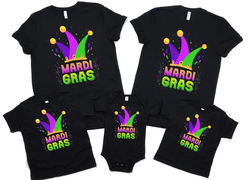 Mardi Gras Jester Hat T-Shirt