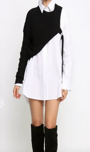 Mixed Media Blouse