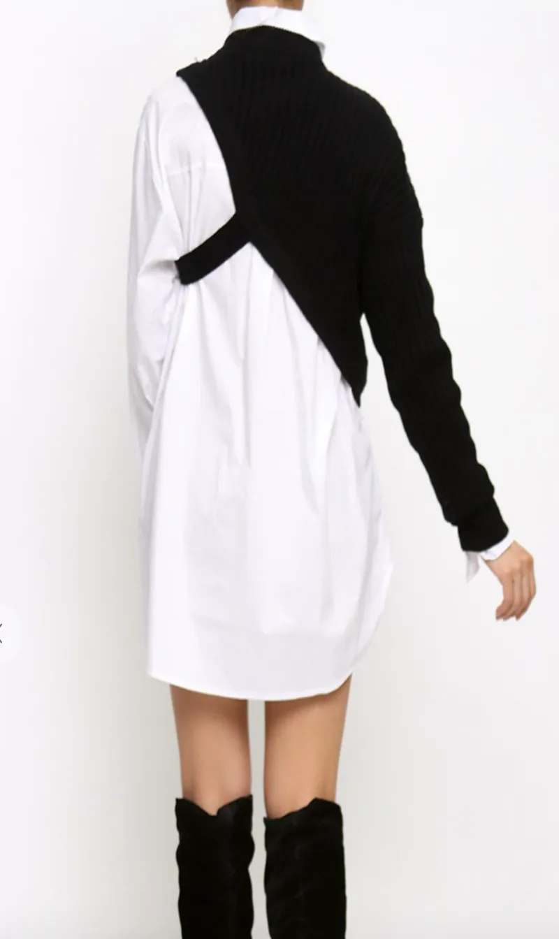 Mixed Media Blouse