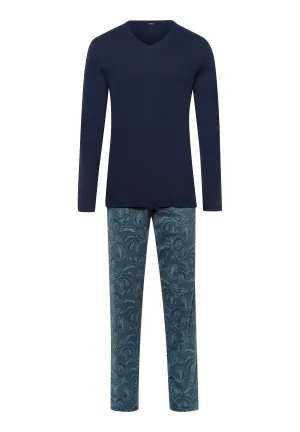 Night And Day Pajama Set | Aqua Paisley 75462-2397