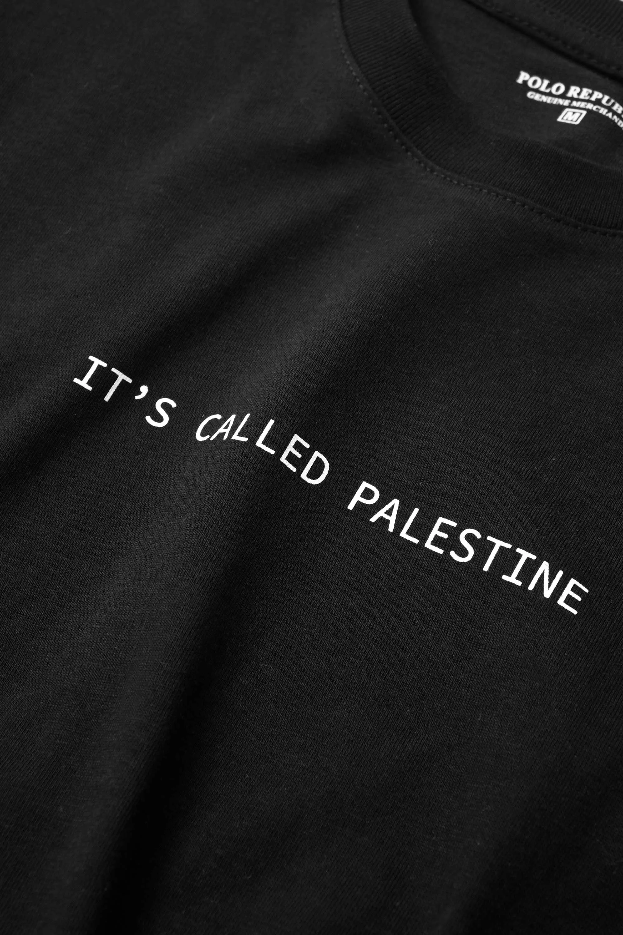 Polo Republica Men's It's Called Palestine Printed Tee Shirt