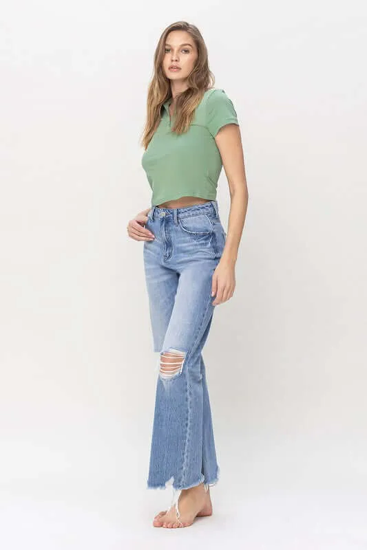 Redeem 90's Vintage Super High Rise Flare Jeans
