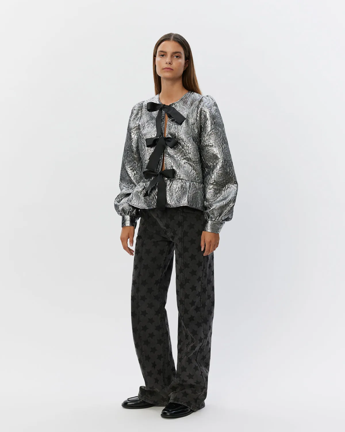 SADIESW SHIRT - Silver