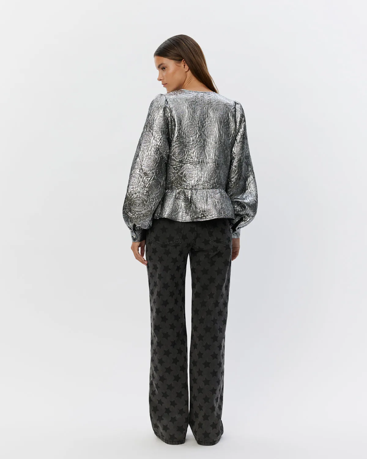 SADIESW SHIRT - Silver