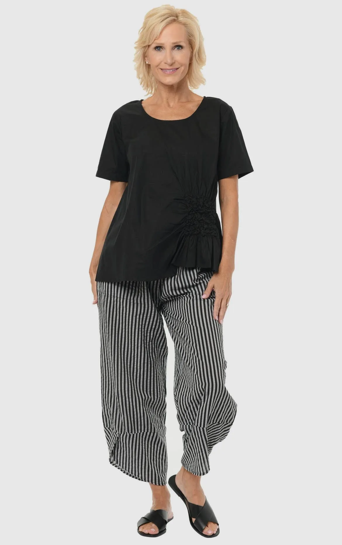 Short Sleeve Top Black