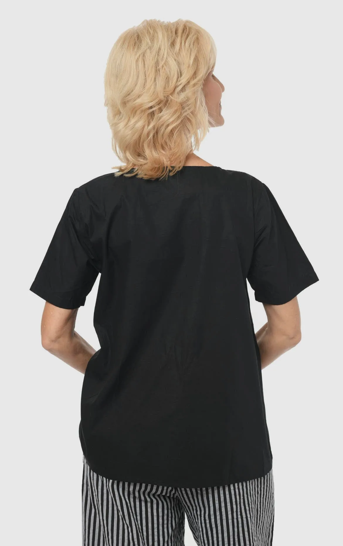 Short Sleeve Top Black