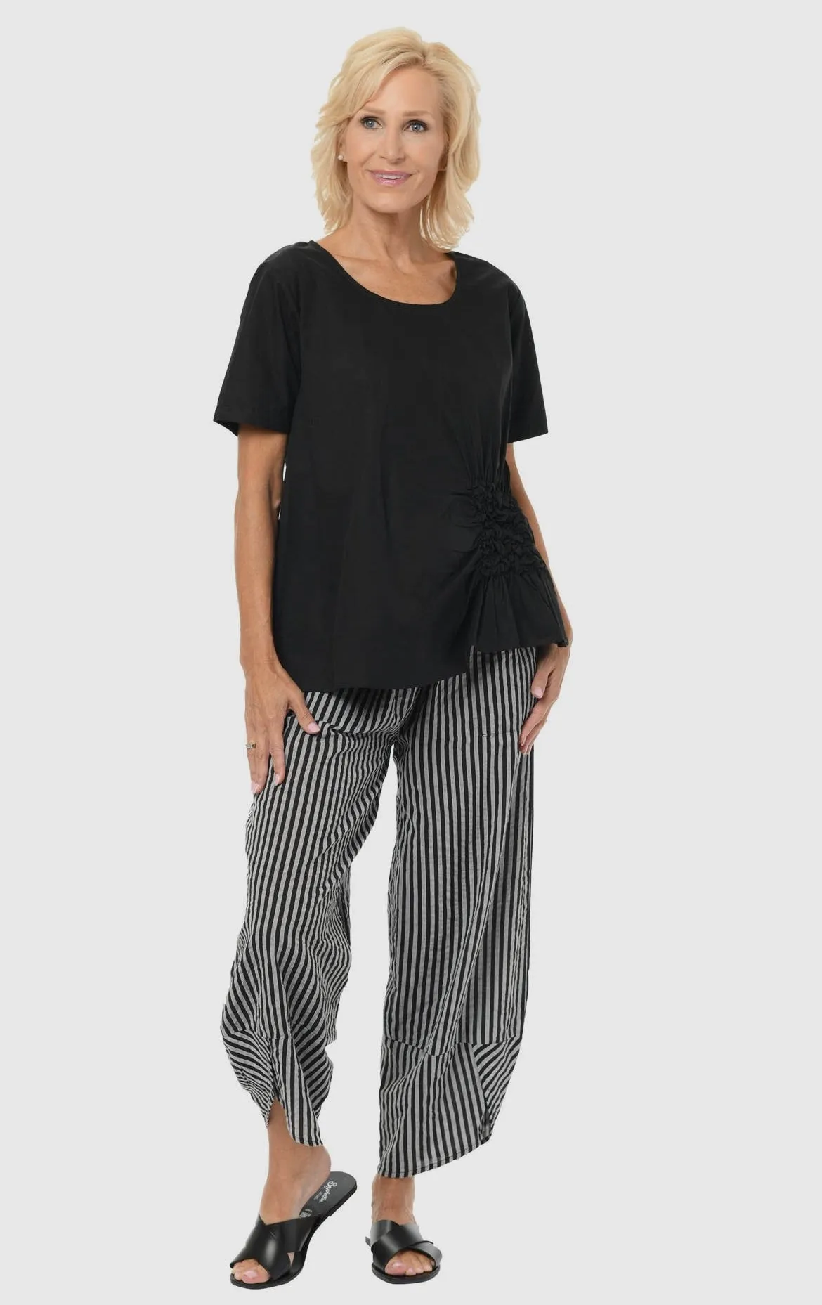Short Sleeve Top Black