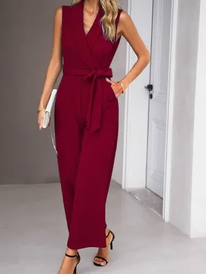 Sleeveless Wrapped Jumpsuit