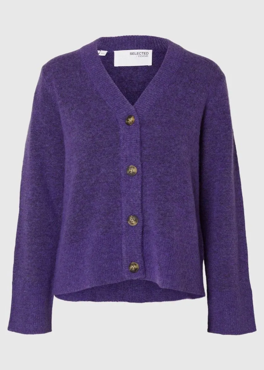 SLFMALINE NEW LS KNIT SHORT CARDIGAN | LIBERTY