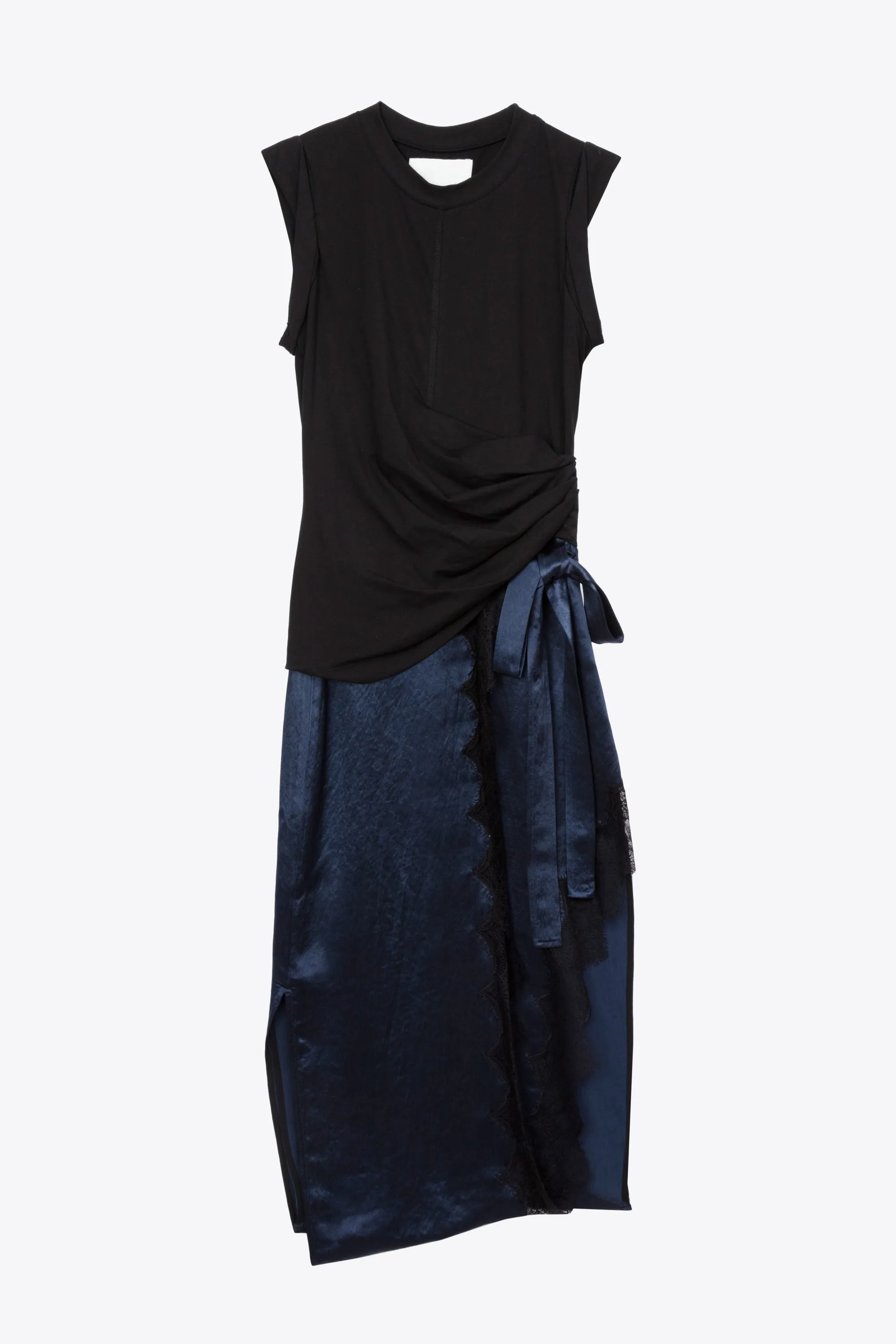 T-Shirt Combo Dress with Endless Lace Loop