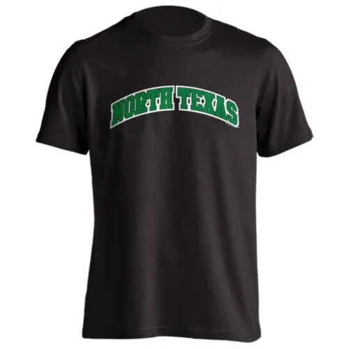 University of North Texas UNT Mean Green Classic Arch Logo Short Sleeve T-Shirt