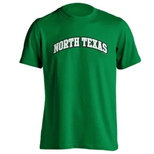 University of North Texas UNT Mean Green Classic Arch Logo Short Sleeve T-Shirt