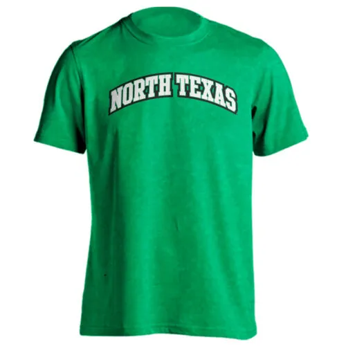 University of North Texas UNT Mean Green Classic Arch Logo Short Sleeve T-Shirt