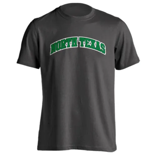 University of North Texas UNT Mean Green Classic Arch Logo Short Sleeve T-Shirt
