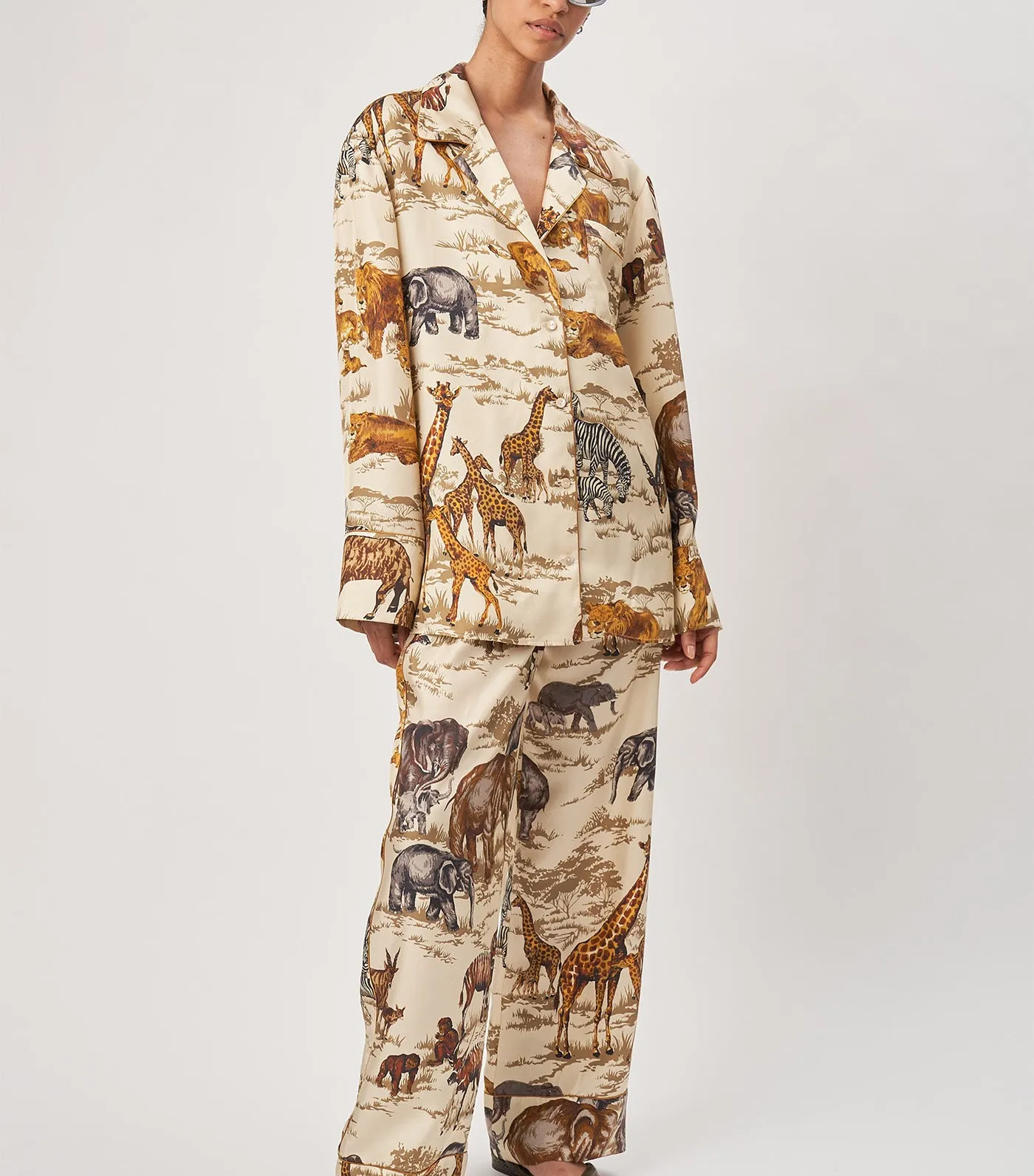 Valentina Top Safari Print