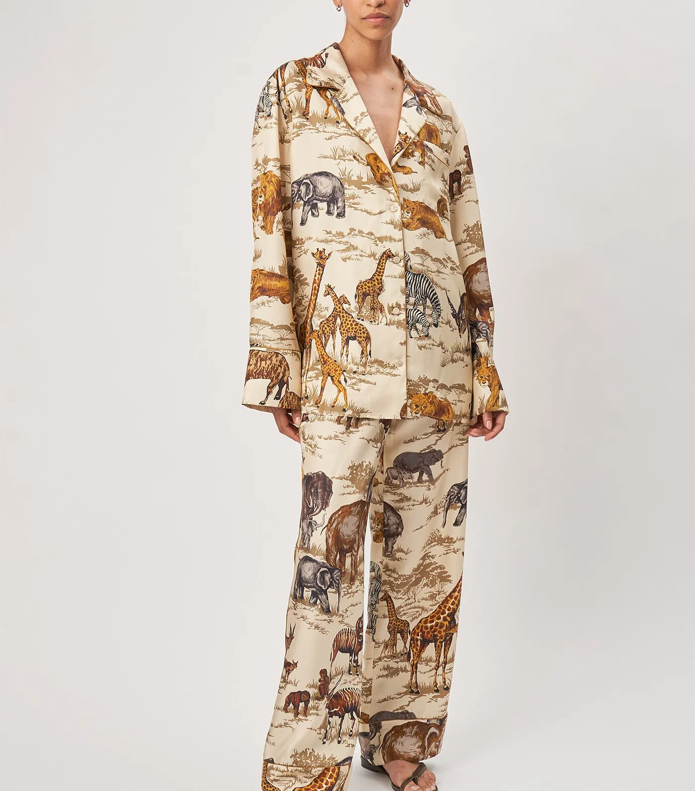 Valentina Top Safari Print